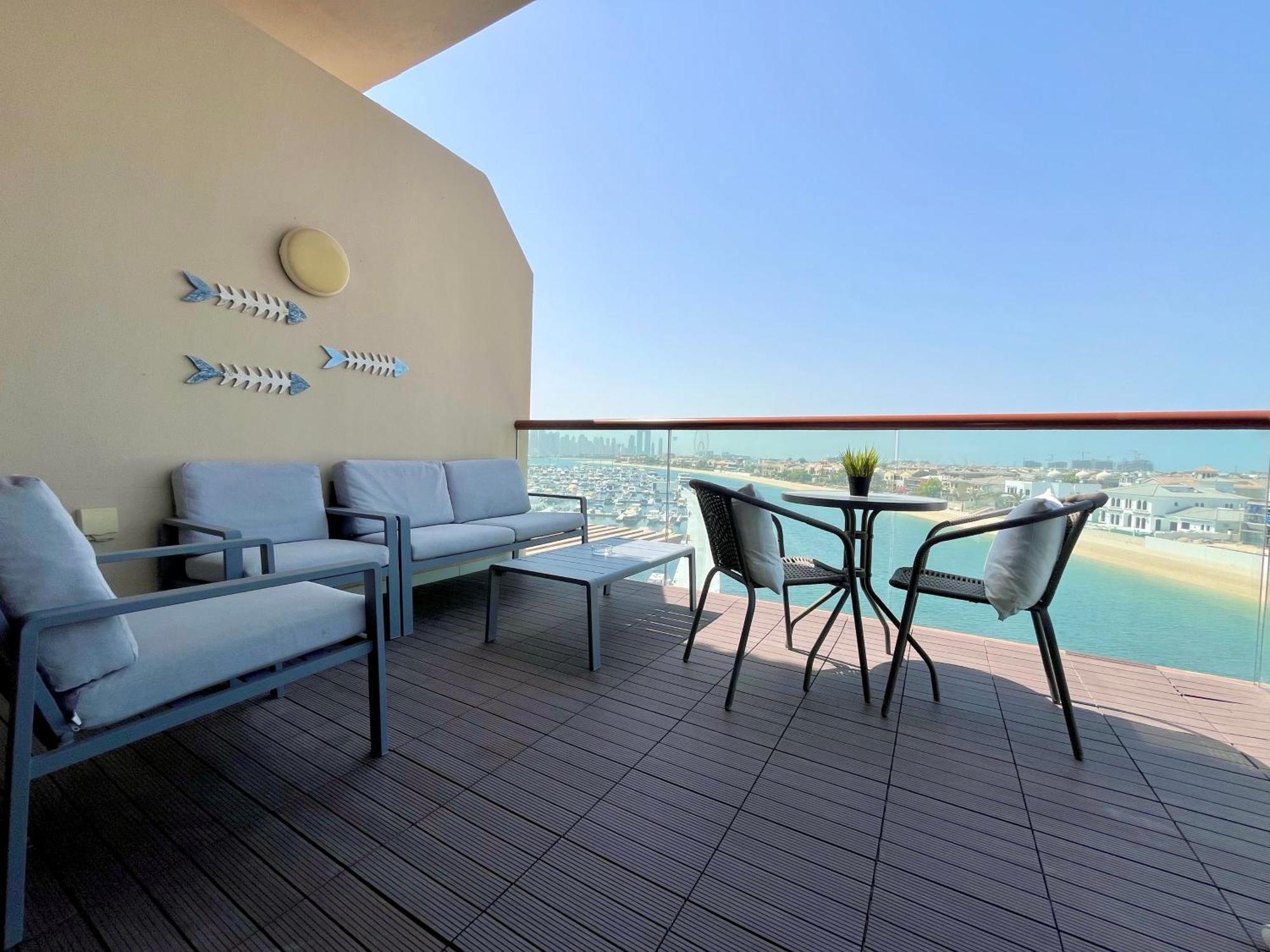 Palm Jumeirah Upgraded & Cozy Boutique Apartment ドバイ エクステリア 写真