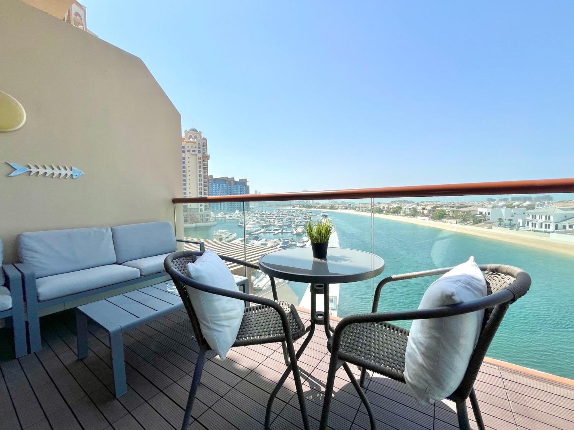 Palm Jumeirah Upgraded & Cozy Boutique Apartment ドバイ エクステリア 写真
